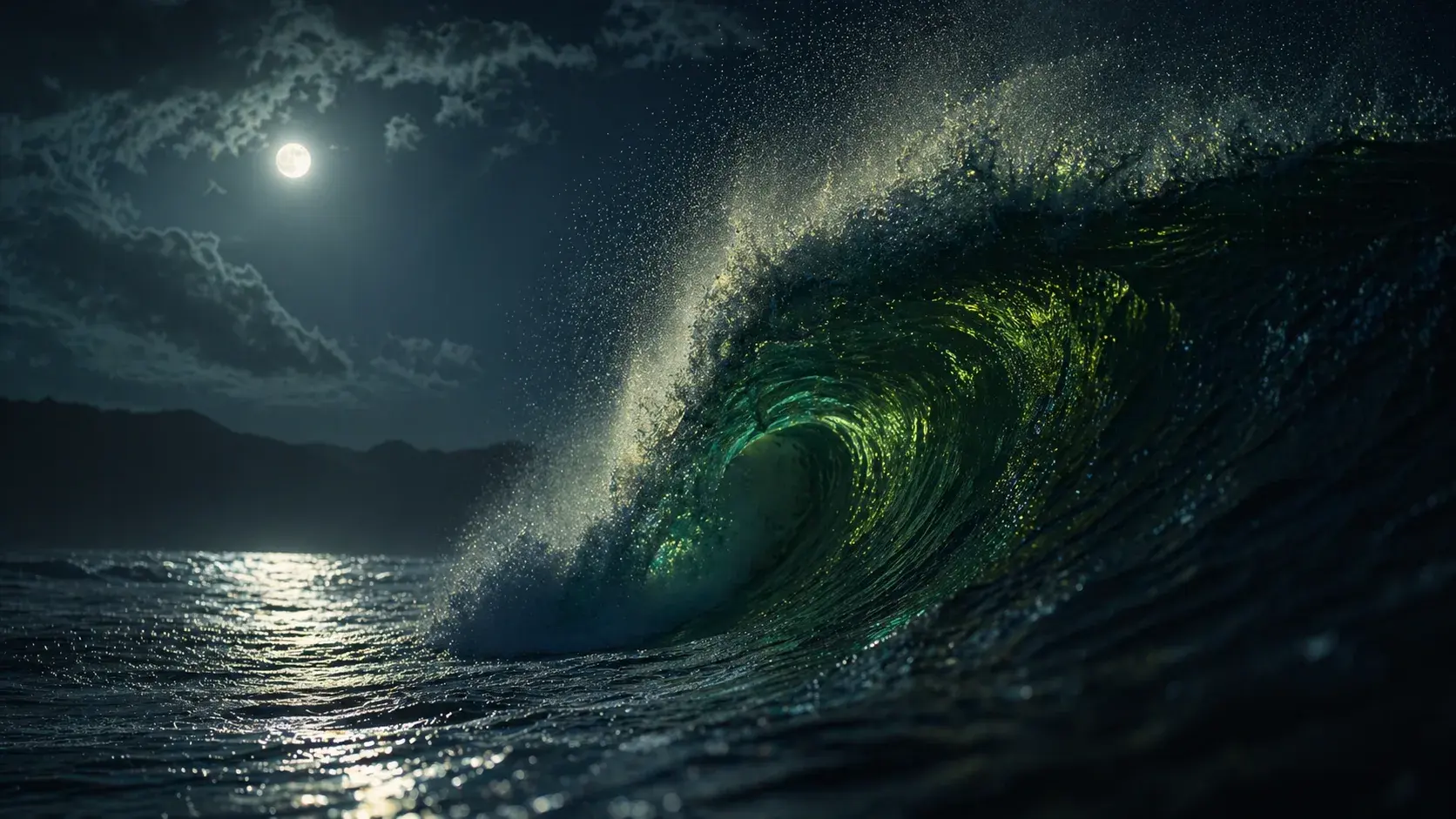 Ocean color grade example for AIEditVideo