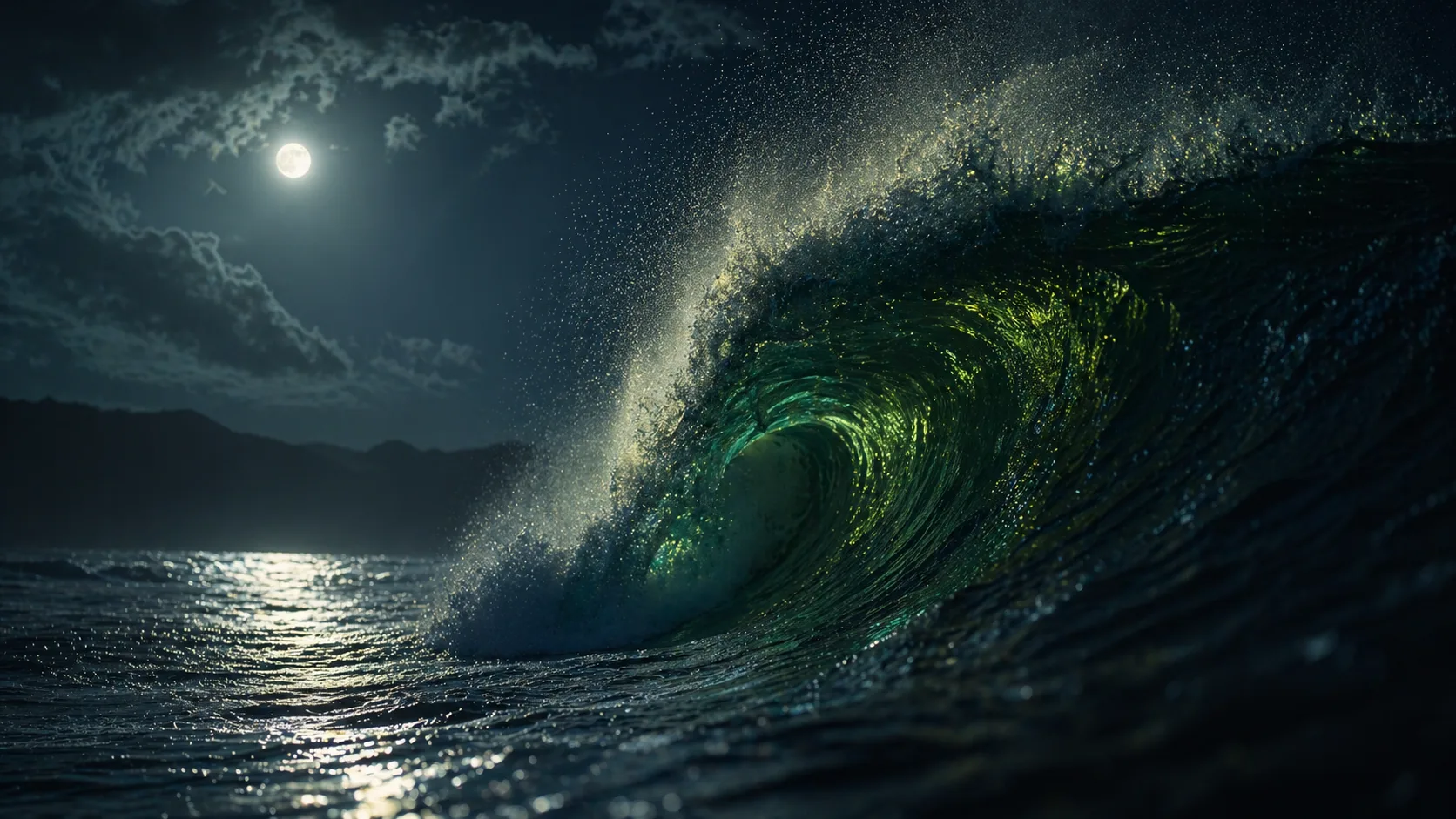 Ocean color grade example for AIEditVideo